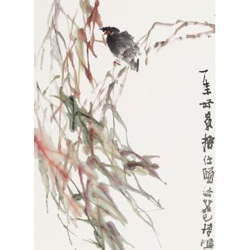 贾博鸿国画花鸟一年好景字画之家