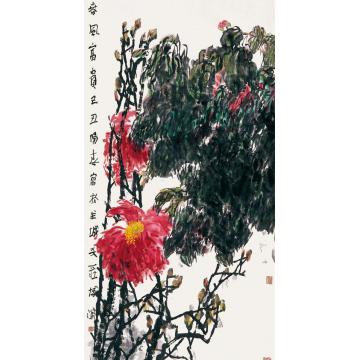 贾博鸿国画花鸟春风富贵字画之家