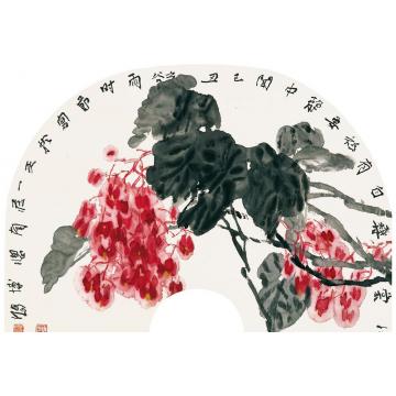 贾博鸿国画花鸟海棠香自有字画之家