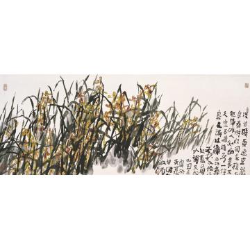 贾博鸿国画花鸟幽香蔼空谷字画之家