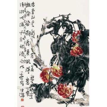贾博鸿国画花鸟大寿图字画之家
