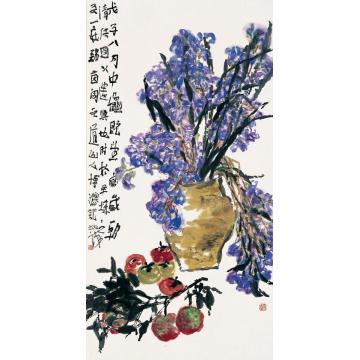 贾博鸿国画花鸟岁朝清供图字画之家