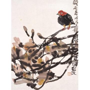 贾博鸿国画花鸟醉春字画之家