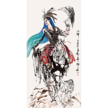 马泉艺国画人物山神字画之家