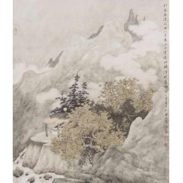 许信容国画山水云伴山字画之家