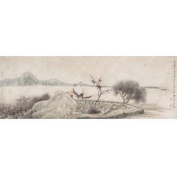 许信容国画山水东山湖畔字画之家