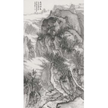 石峰国画山水太行深处字画之家