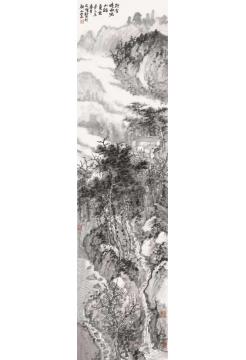 石峰国画山水野含时雨润字画之家