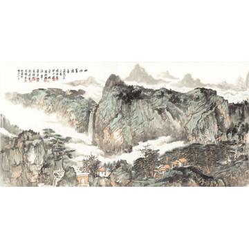 石峰国画山水山水有清音字画之家
