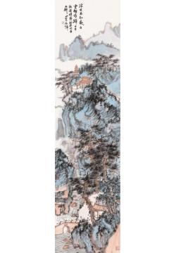 石峰国画山水浮世不知处字画之家