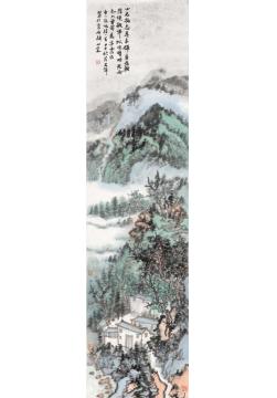 石峰国画山水山光物态弄春晖字画之家