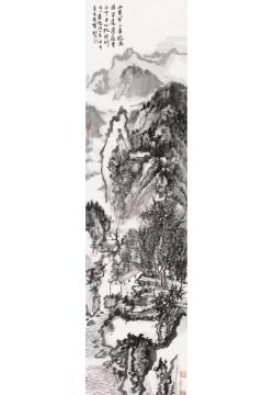 石峰国画山水山家罕人事字画之家