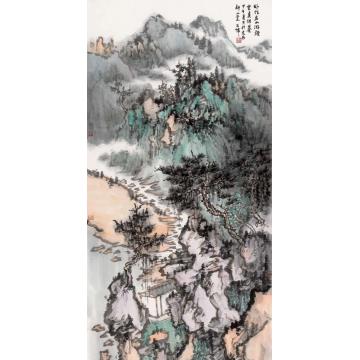 石峰国画山水卧作名山游字画之家