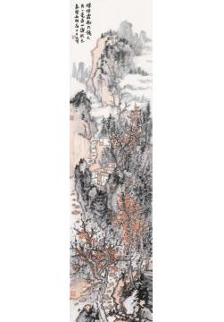 石峰国画山水南山秋色字画之家