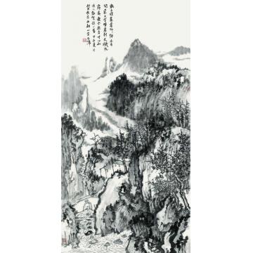石峰国画山水敢云我画竟无师，亦有开蒙字画之家