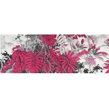 崔志安国画花鸟粉黛芳悦字画之家