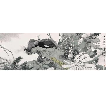 崔志安国画花鸟幽谷清风字画之家