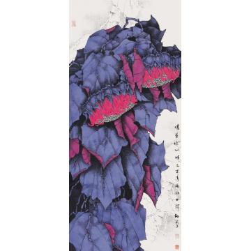 崔志安国画花鸟暖葵怡心字画之家