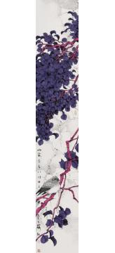 崔志安国画花鸟四裁三之八字画之家