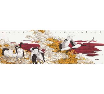 崔志安国画花鸟华彩乐章字画之家