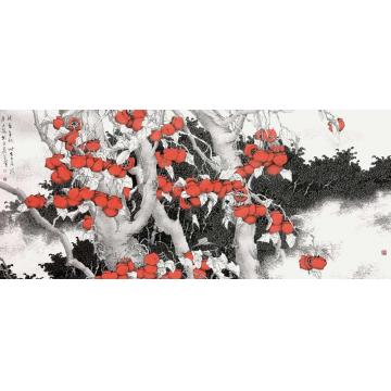 崔志安国画花鸟满目金秋字画之家