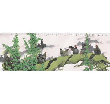 崔志安国画花鸟大吉图字画之家