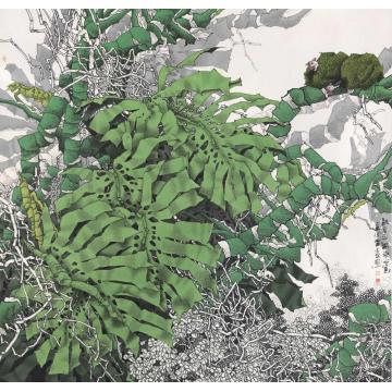 崔志安国画花鸟起居平安爽心宽字画之家