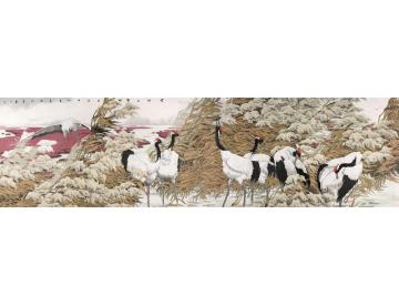 崔志安国画花鸟金秋七贤字画之家