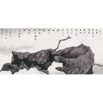 崔志安国画花鸟双叶归字画之家