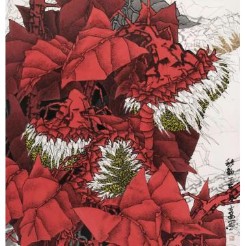 崔志安国画花鸟秋韵字画之家