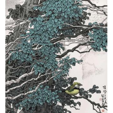 崔志安国画花鸟清风字画之家