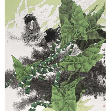 崔志安国画花鸟田园信步字画之家