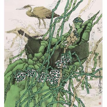 崔志安国画花鸟若水字画之家