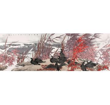崔志安国画花鸟惠风和畅字画之家