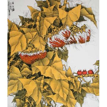 崔志安国画花鸟居安图字画之家