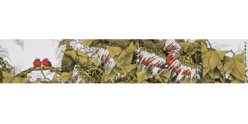 崔志安国画花鸟祥葵双株字画之家