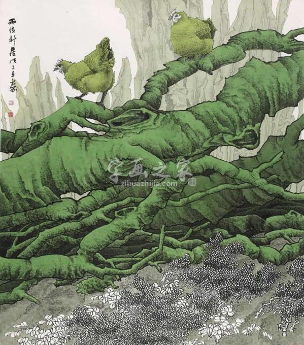 国画家崔志安字画之家