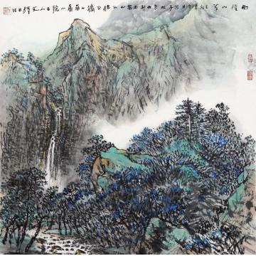 孙文铎国画山水雨后山翠字画之家