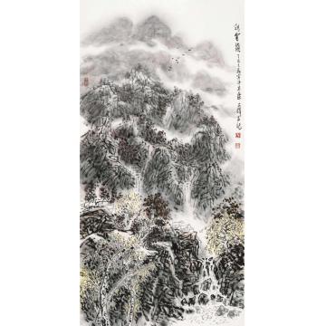 孙文铎国画山水彩云岭字画之家