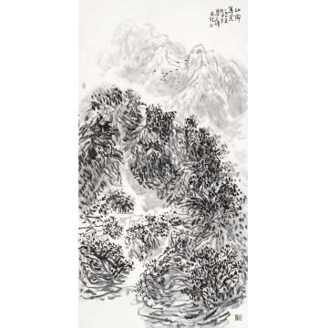 孙文铎国画山水山乡写意字画之家