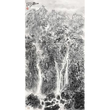 孙文铎国画山水山雨字画之家