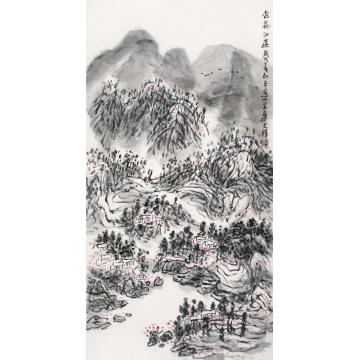 孙文铎国画山水杏花山庄字画之家