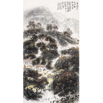 孙文铎国画山水长白九月字画之家