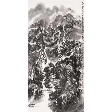 孙文铎国画山水荒山野岭字画之家