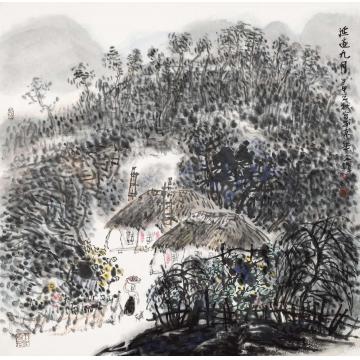 孙文铎国画山水延边九月字画之家