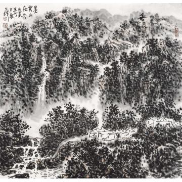 孙文铎国画山水墨云山庄字画之家