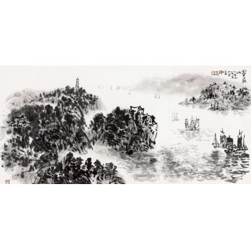 孙文铎国画山水灵岩山字画之家