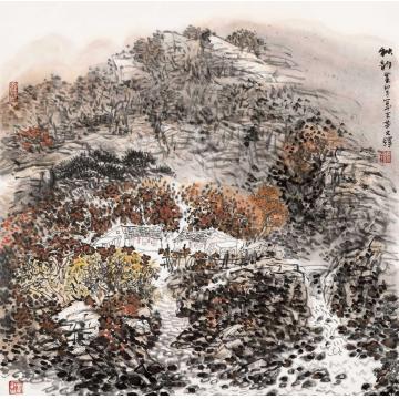 孙文铎国画山水秋韵字画之家