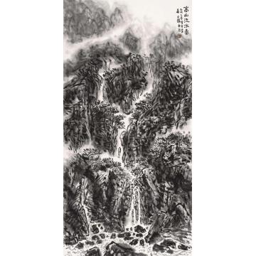 孙文铎国画山水高山流水图字画之家