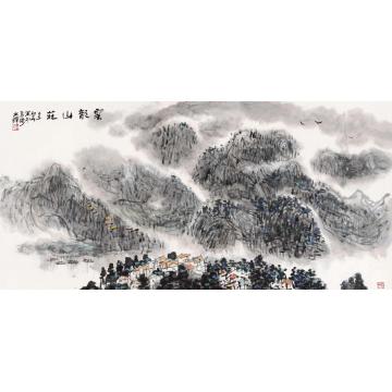 孙文铎国画山水云龙山庄字画之家